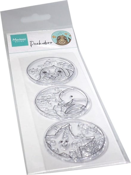 Marianne Design Clear Stamps Hetty's Peek-A-Boo Ocean