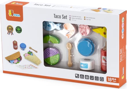 Viga Toys® Speelgoedeten en -drinken Taco Set