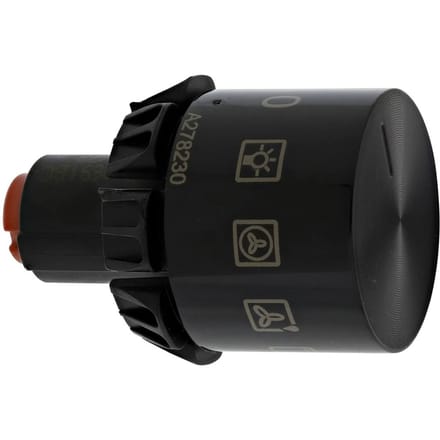 AEG knop, functies, zwart, 9+0 140278230051