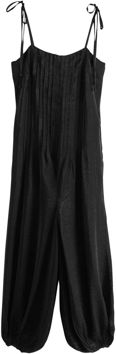 Next - Dames - Jumpsuit met strikband en ballonpijpen - Tall - Zwart