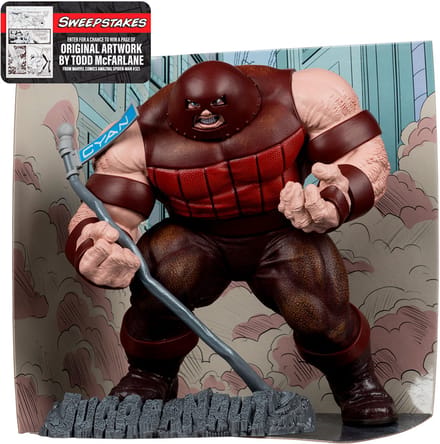 McFarlane Toys Marvel - Gold Label Figuur - The Juggernaut 1/10 Spider-Man #16 Original Artwork Sweepstakes