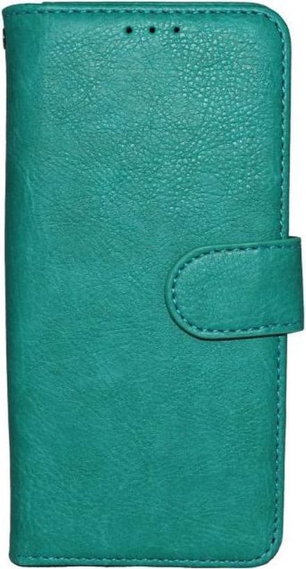 HB Hoesje Geschikt voor Samsung Galaxy S10 Plus - Turquoise - Luxe Kunstlederen Portemonnee Book Case