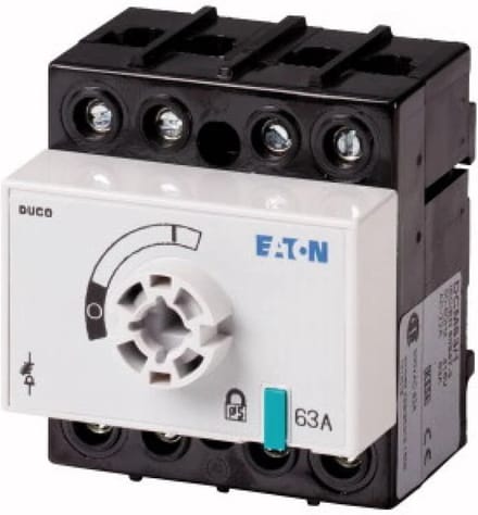 EATON DCM-63/1-SK VC LASTSCHEIDER DUCO 63A.  /  INCL ZWARTE DRAAIKNOP/
