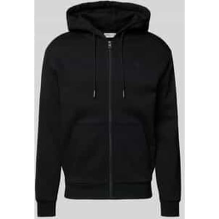 Tom Tailor Denim - Hoodie-sweatjack met logoprint - Maat M - Black