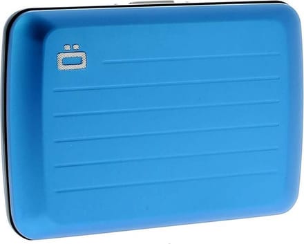 Ögon Designs Stockholm V2.0 RFID Creditcardhouder - Aluminium - Blauw