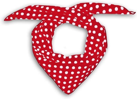 Dames Sjaal - Haarband Neckerchief - Stijl Benadrukken - Polka Dot Patroon - One Size - Multicolor