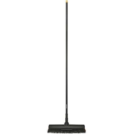 Fiskars Solid L Bezem Met PowerClean Borstel En Aluminium Steel 48 cm