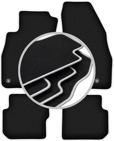 CARLUX-SILVER automatten voor: Alfa Romeo Mito hatchback (2008-2019)