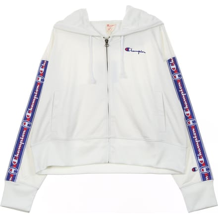 Cropped hoodie met volledige ritssluiting voor dames