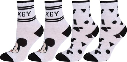 4x Grijze jongenssokken - Mickey Mouse DISNEY / 31-34