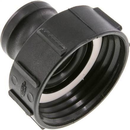 Camlock DN 50 (2'') Koppeling PolypropyleenS 100 x 8 met IBC-connector Type A MIL-C-27487