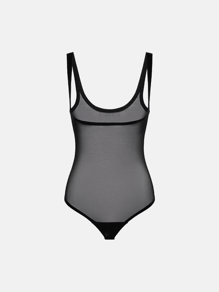 Wolford - Tulle Forming String Body - Tulle - Zwart