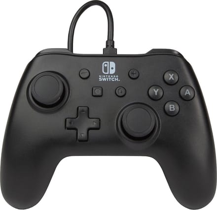 PowerA Wired Controller for Nintendo Switch - Black - Wired Controller - Nintendo Switch
