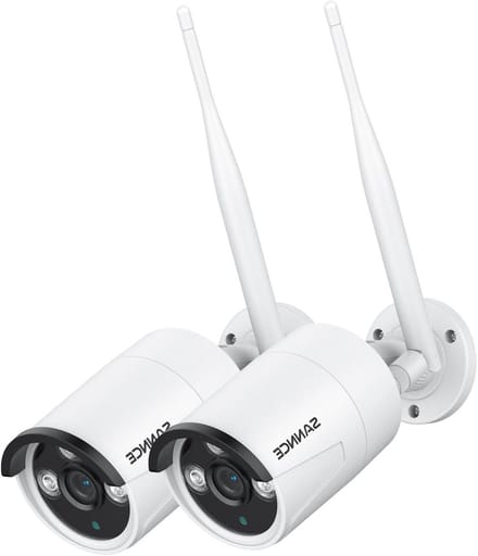 Wifi Bewakingscamera Set - Beveiligingscamera Set Draadloze Camera - Huis Beveiligen - Persoonsdetectie - 5 MP - Wit