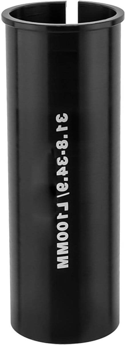 Zadelpen Adapter - Zadelpen Verloop - Fiets Upgrade - Aluminium Legering - 25.4 naar 27.2mm - Zwart