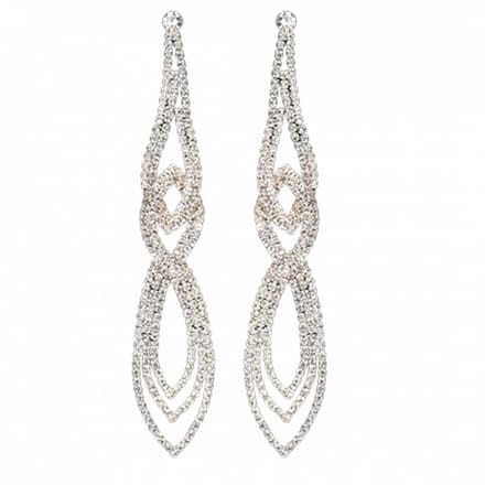 Lange Oorbellen-Djamila-Strass 11 cm-Charme Bijoux