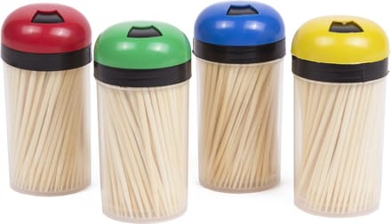 Cocktailprikkers - Hout - 4 Stuks