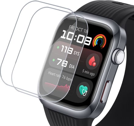 2x Folie Screenprotector Geschikt voor Huawei Watch D2 - Screenprotector - Beschermglas Folie