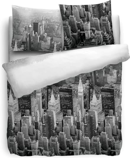 Heckettlane Edge BW - 135x200 cm - Schwarz/Weiss