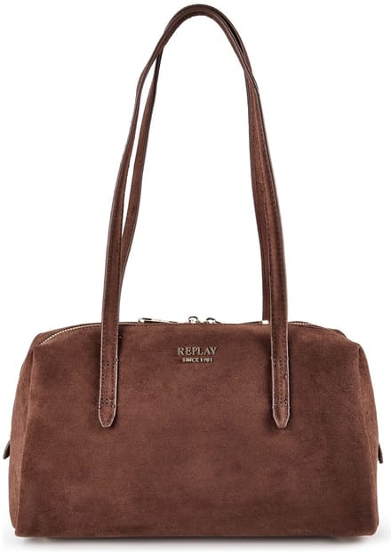 REPLAY schoudertas Shoulder Bag Puce donkerbruin