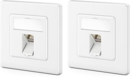 Keystone netwerkdozen set 2000MHz 40GBit/s - Inbouw, STP, RJ45