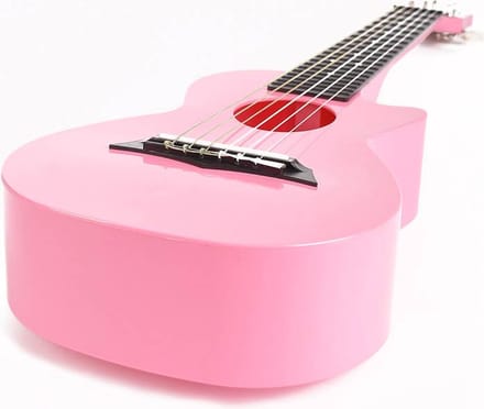 Korala PUG-40-PK polycarbonaat guitarlele roze