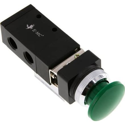 3/2 G1/4'' Universeel Handbediend Ventiel Groen 0-8bar/0-112psi E.MC