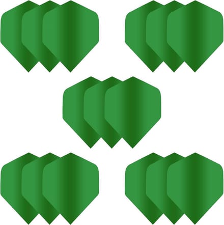 Extra Dikke Standaard Dartflights (15 Stuks) - 5 Kleuren Dart Vleugels