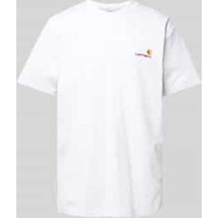 T-shirt met labelstitching
