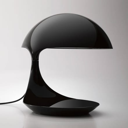 Martinelli Luce Cobra - Retro tafellamp zwart