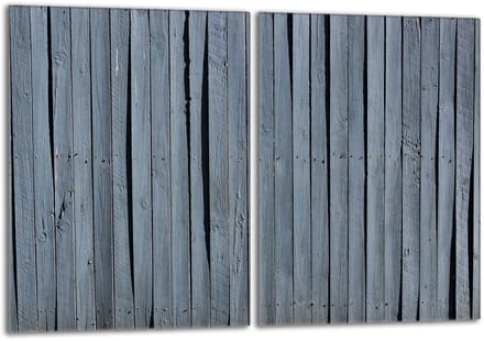TMK ArtDeko - Beschermplaat Glas - 2x 40x52 cm - Hout