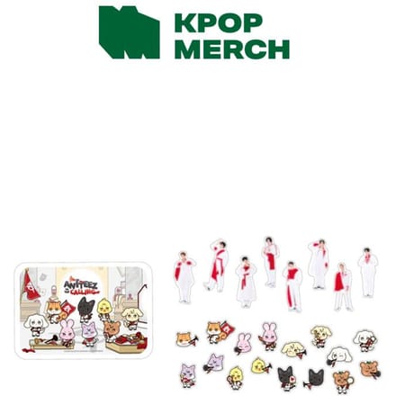 ATEEZ - [ANITEEZ IN THE CALLING] Blikken Doosje Sticker Set white