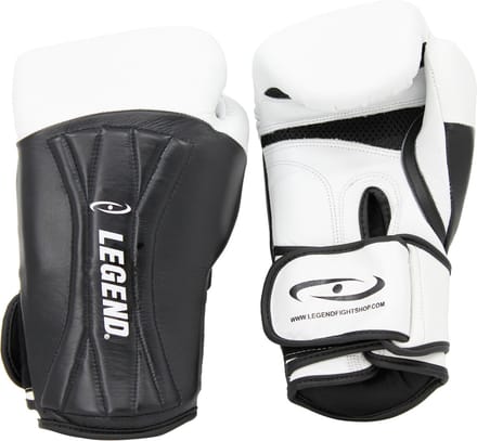Power Special Bokshandschoenen Heren/Dames Wit Leer 8 oz