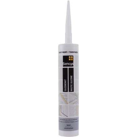 Sencys Siliconenkit Constructie Transparant 310ml