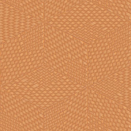 Dutch Wallcoverings - Exclusive Threads Cube Stitch Orang - TP422957