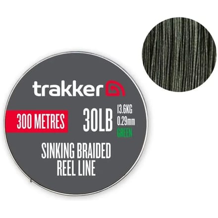 Inhaakbare gevlochten lijn voor hengelrollen Trakker