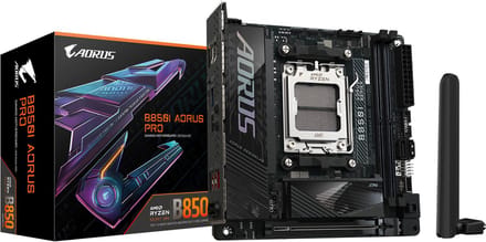 Gigabyte B850I AORUS PRO - Moederbord - ATX - Socket AM5 - AMD B850 - DDR5 - Realtek ALC4080 - Wi-Fi 7 - 2.5 Gigabit Ethernet