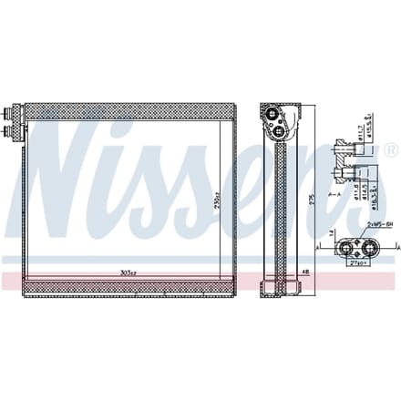 Verdamper, airconditioning NISSENS 92365