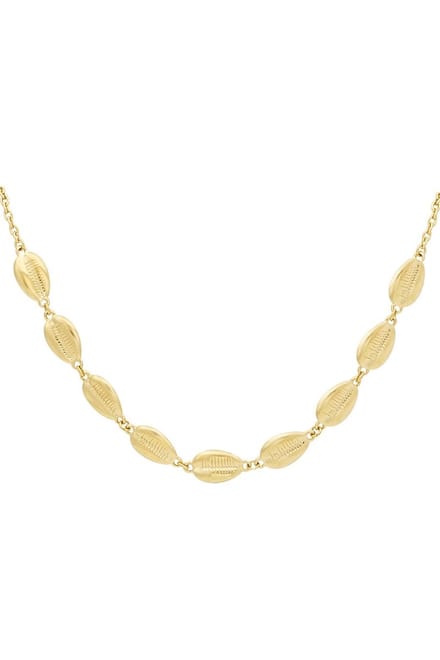 Schelpen ketting - Goudkleur