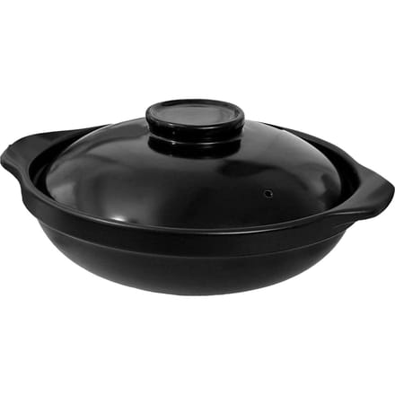 Multifunctionele braadpan met deksel Sissende hete pot voor Bibimbap en soep Grote brede mond Hitte black