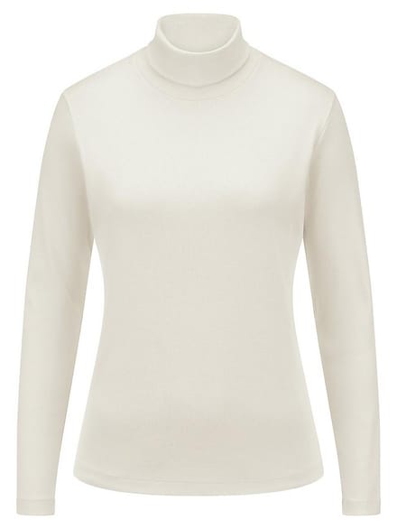 Colshirt Van Peter Hahn wit