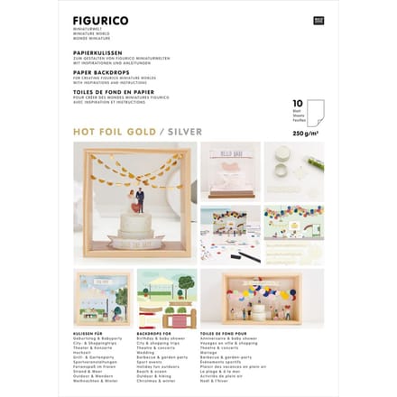 Rico Design Papieren achtergrondblok "FIGURICO"