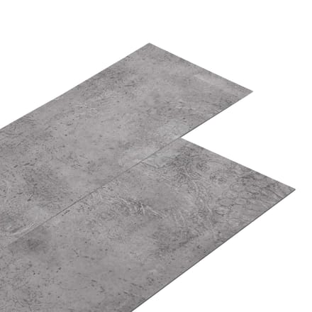 vidaXL - Zelfklevende - Vloerplank - Cement - Bruin - 4,46 - m² - 32 - st - PVC