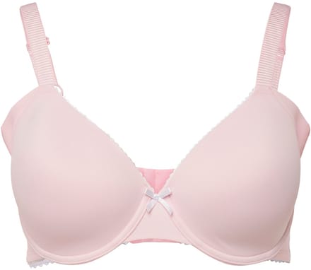 Ulla Popken - Dames - Beugel BH softshell sierrandjes - Babyroze - Maat 105D