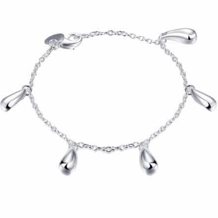 Armband -Jacky- zilver- 20 cm - Charme Bijoux