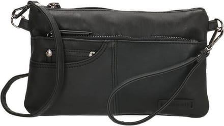 Enrico Benetti Schoudertasje / Clutch Nouméa Zwart