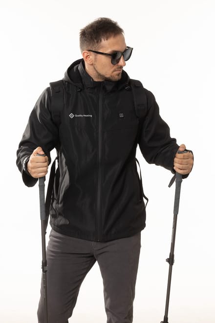 Quality Heating Verwarmde Jas - Heating Jacket - Thermo Jas - Elektrische Kleding - Jas Met Verwarming – Infrarood – Maat L