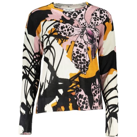 Orchidee Print Gebreide Trui Model De29212