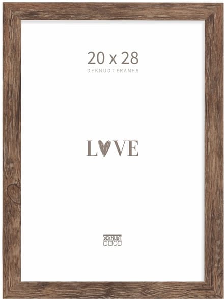 Deknudt Frames fotolijst S45RH3 - bruin - hout - 20x28 cm