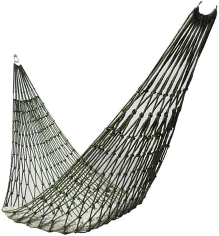 Hangbed Net - Kampeerbed - Buiten Ontspannen - Ademend Nylon Gaas - 240x80cm - Legergroen
